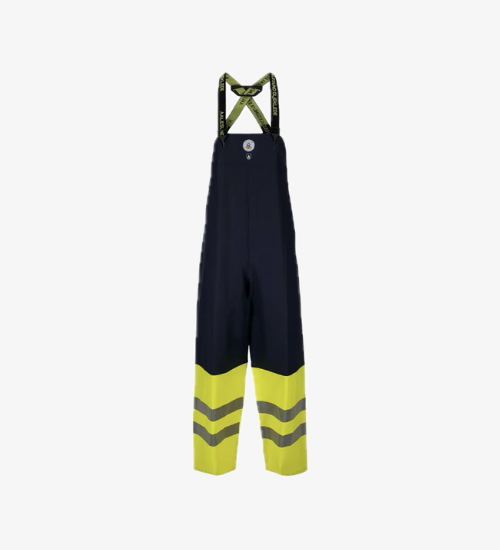 Aksla synlig regnbukse med seler